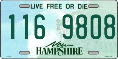 NH license plate 1169808