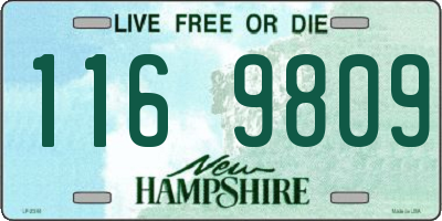 NH license plate 1169809