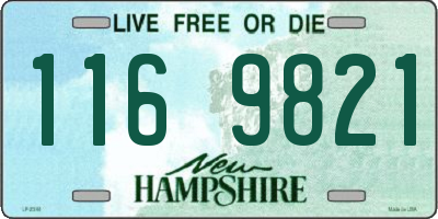 NH license plate 1169821