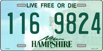 NH license plate 1169824