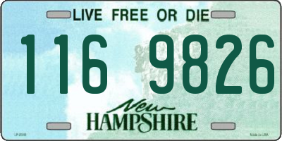 NH license plate 1169826
