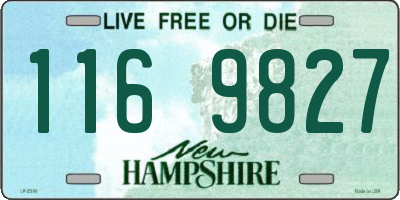 NH license plate 1169827