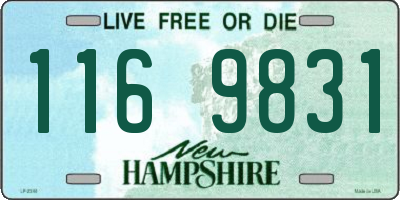 NH license plate 1169831