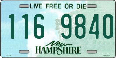 NH license plate 1169840