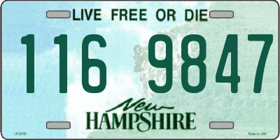 NH license plate 1169847