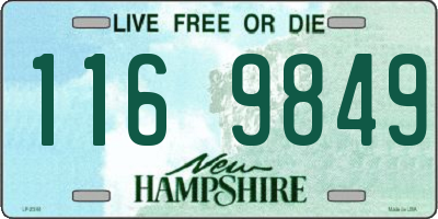 NH license plate 1169849