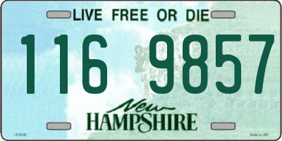 NH license plate 1169857