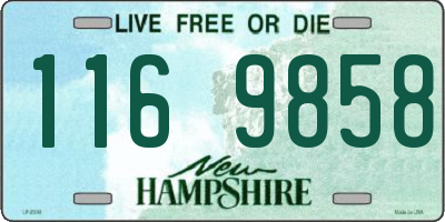 NH license plate 1169858