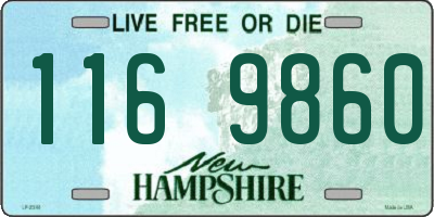 NH license plate 1169860