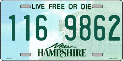 NH license plate 1169862
