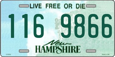 NH license plate 1169866