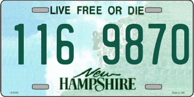NH license plate 1169870