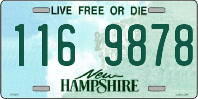 NH license plate 1169878