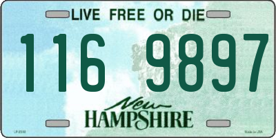NH license plate 1169897
