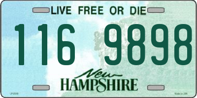 NH license plate 1169898