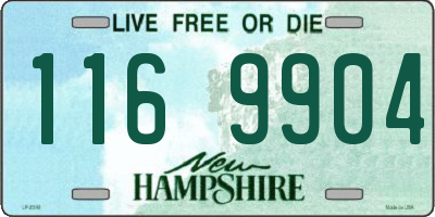 NH license plate 1169904