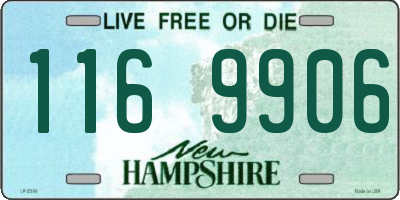 NH license plate 1169906