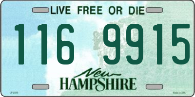 NH license plate 1169915