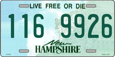 NH license plate 1169926