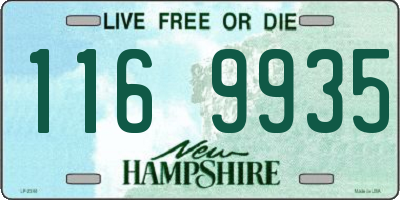 NH license plate 1169935
