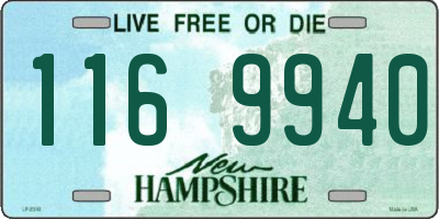 NH license plate 1169940