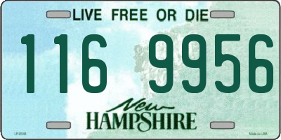 NH license plate 1169956