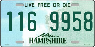NH license plate 1169958