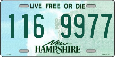 NH license plate 1169977