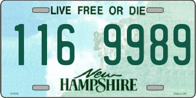 NH license plate 1169989