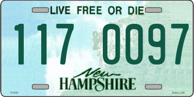 NH license plate 1170097