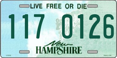 NH license plate 1170126
