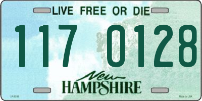 NH license plate 1170128