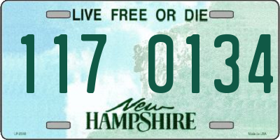 NH license plate 1170134