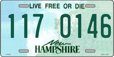 NH license plate 1170146