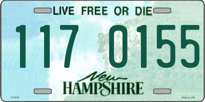 NH license plate 1170155