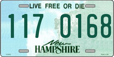 NH license plate 1170168