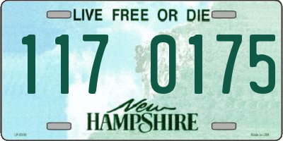NH license plate 1170175