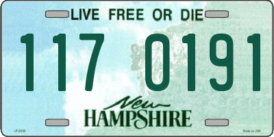 NH license plate 1170191