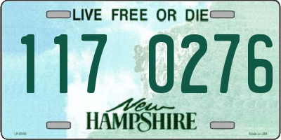 NH license plate 1170276