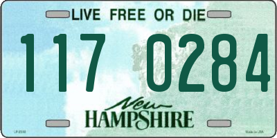 NH license plate 1170284