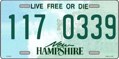 NH license plate 1170339
