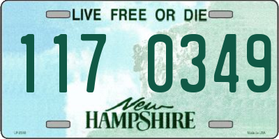 NH license plate 1170349