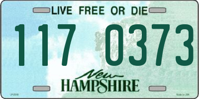 NH license plate 1170373
