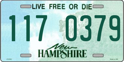 NH license plate 1170379