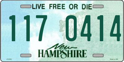 NH license plate 1170414