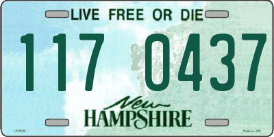 NH license plate 1170437