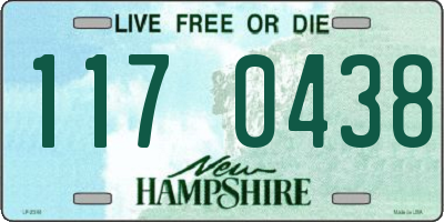 NH license plate 1170438