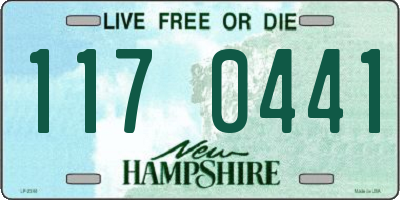 NH license plate 1170441