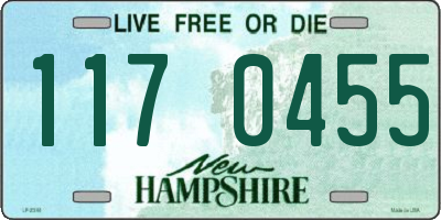 NH license plate 1170455