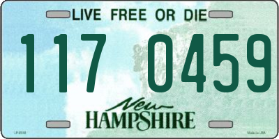 NH license plate 1170459